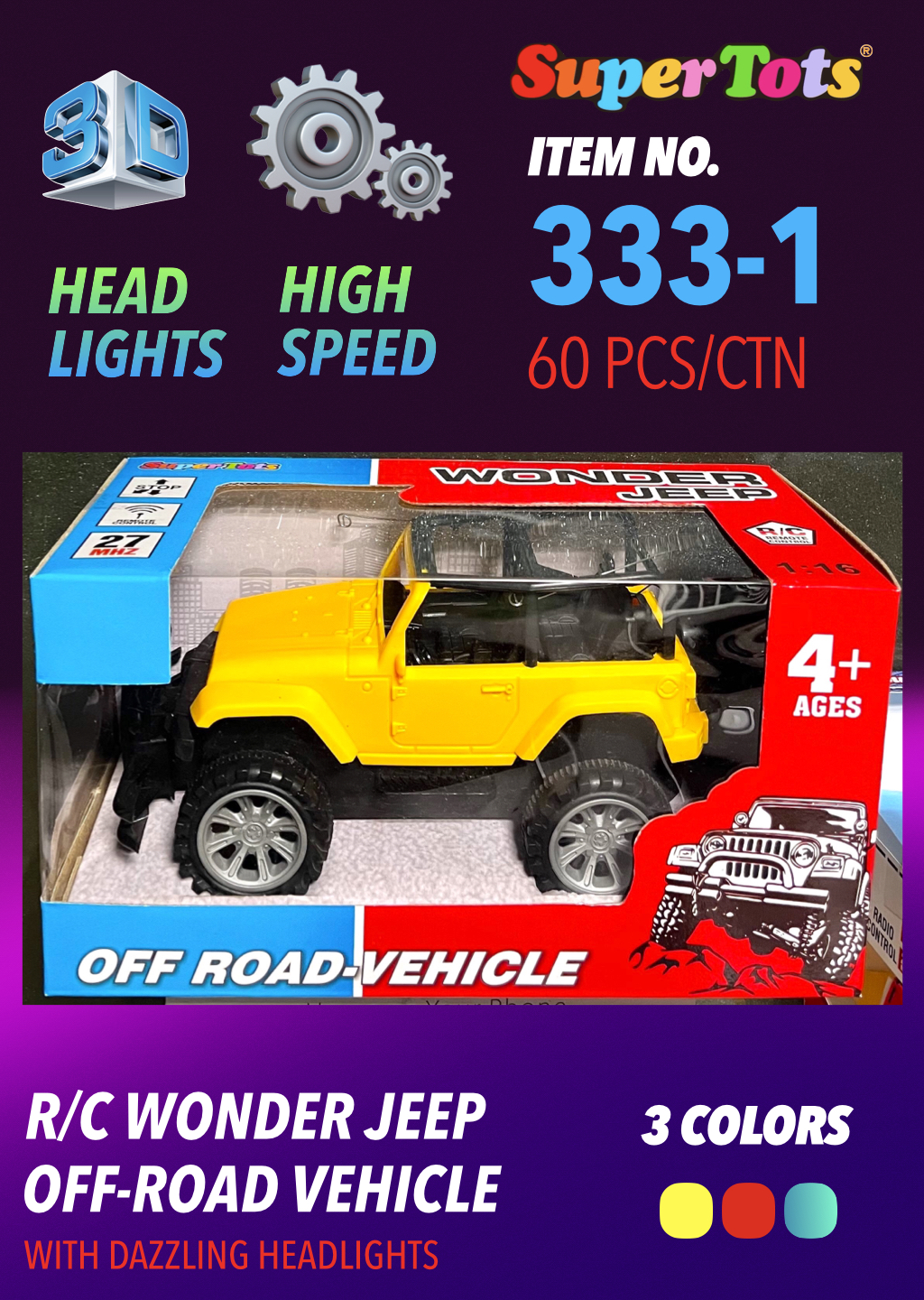 OFFROAD JEEP RC'SCar 2